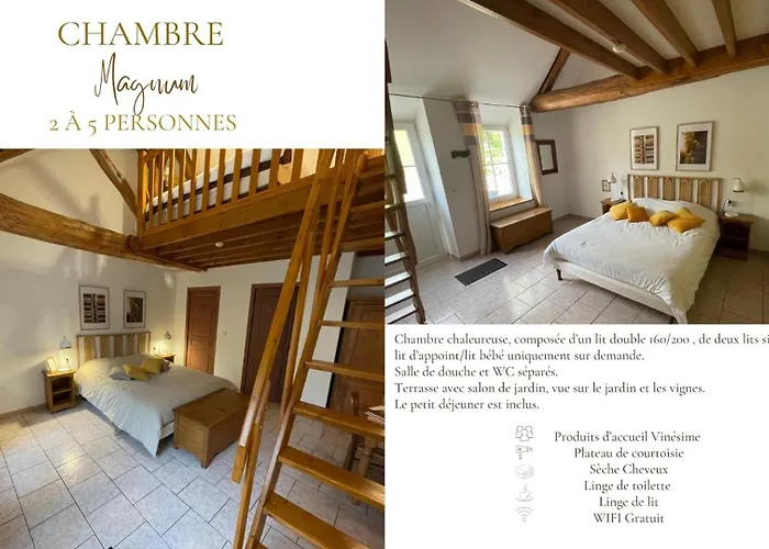 Le Goluret & Table D'hotes - Espace Bien Etre Panzió Couvignon